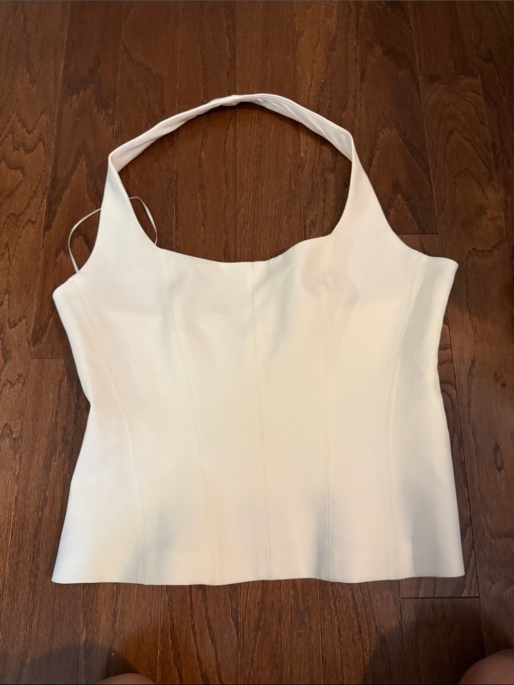 Zara Cream Halter Camisole Top